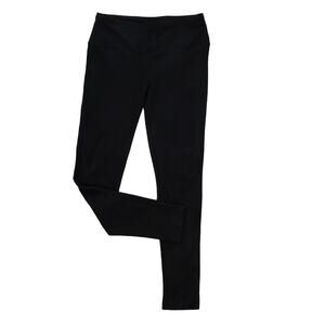 J. MacLaughlin black faux suede pullon skinny leggings pants Medium